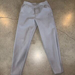 Textured lululemon tapered pant grey